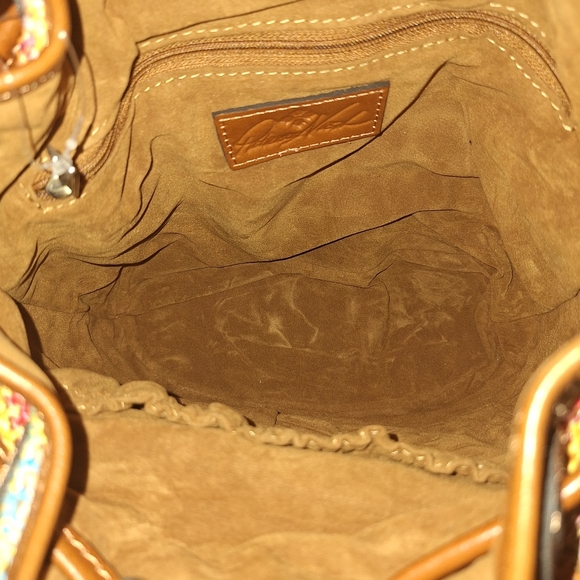 Patricia Nash Spanish Multi Zig Zag Crossbody Bag - Picture 5 of 7